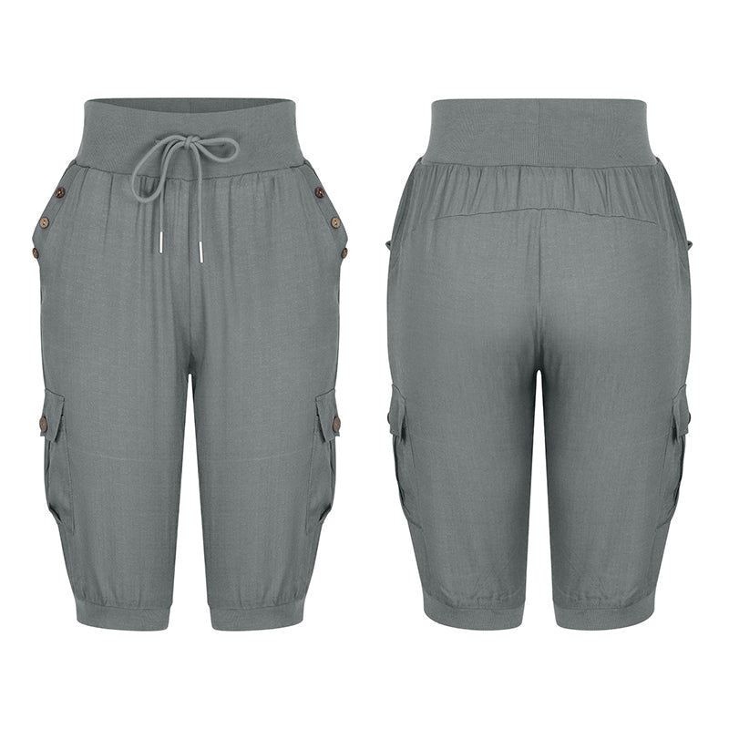 Women's Drawstring Cargo Pants