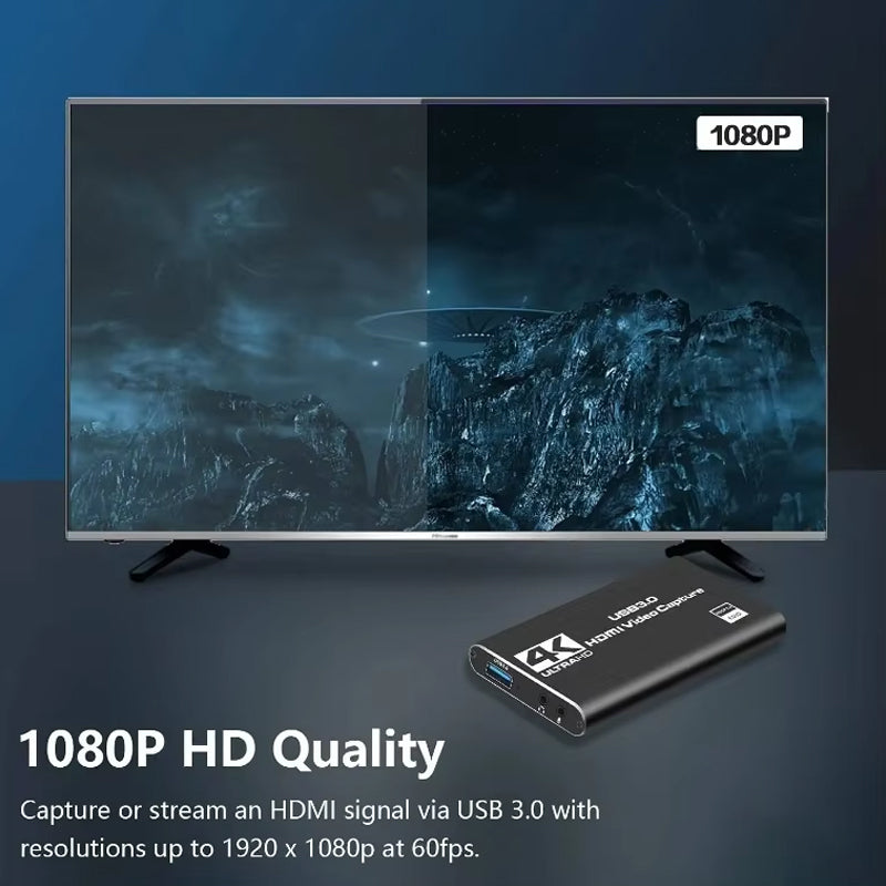 4K HDMI Capture Card for Streaming
