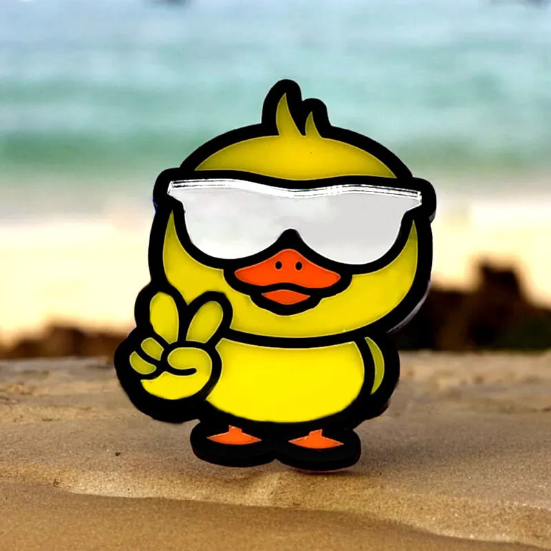 Funny Duck Car Truck Badge