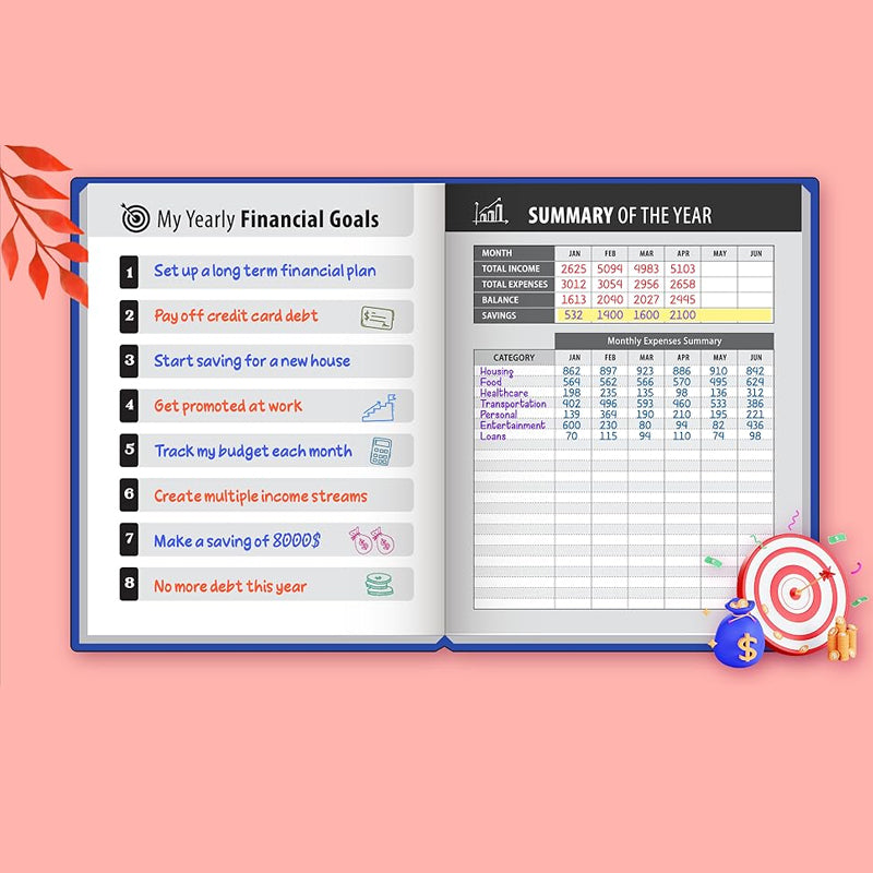 【Up to 60% off】Bill Payment Management Book