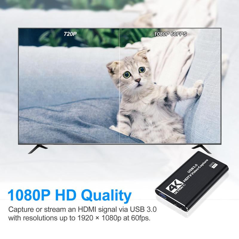 4K HDMI Capture Card for Streaming