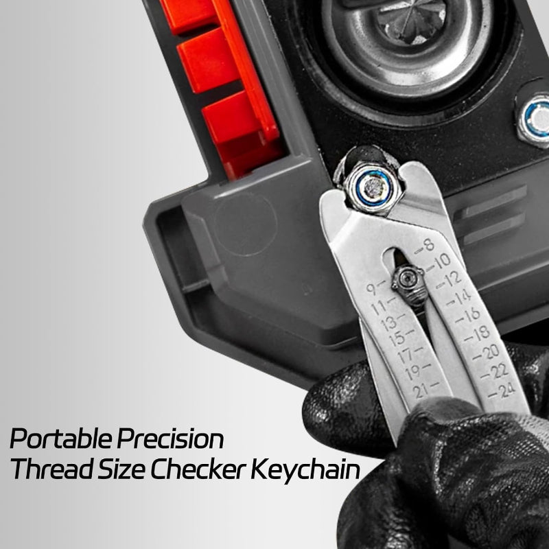 Thread Size Checker Keychain