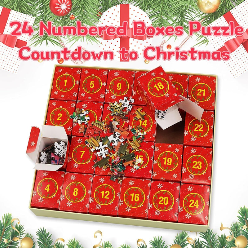 Christmas Advent Calendar Jigsaw Puzzle 1000pcs