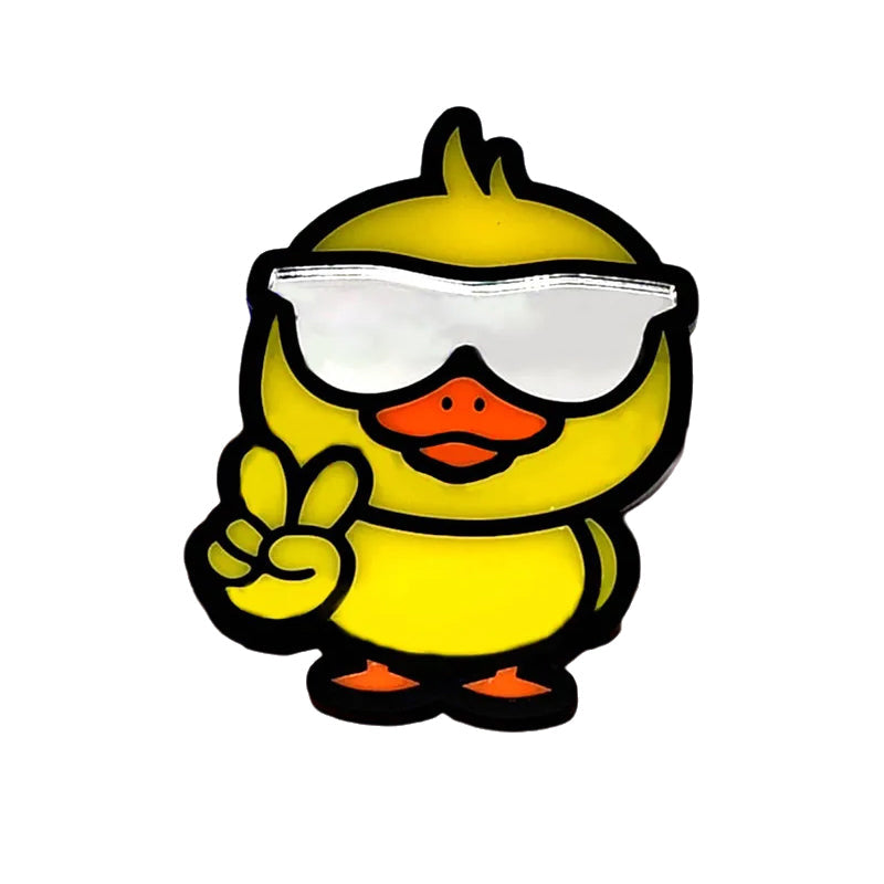 Funny Duck Car Truck Badge
