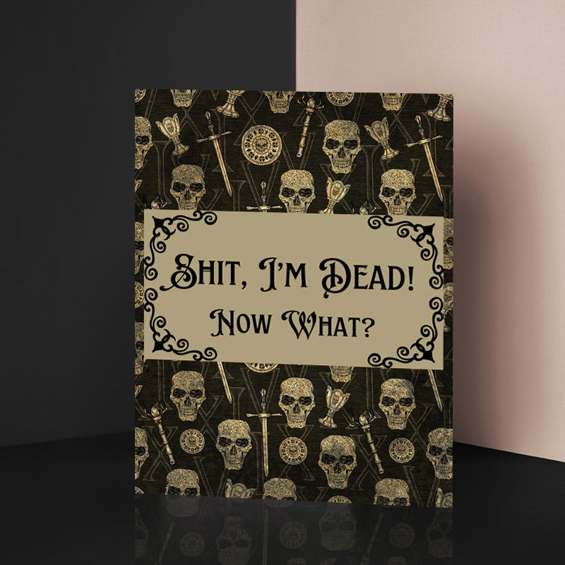 π HalloweenGift: Sh*t, Iβm Dead! End of Life Planner - The Ultimate Spooky Gift! ππ»