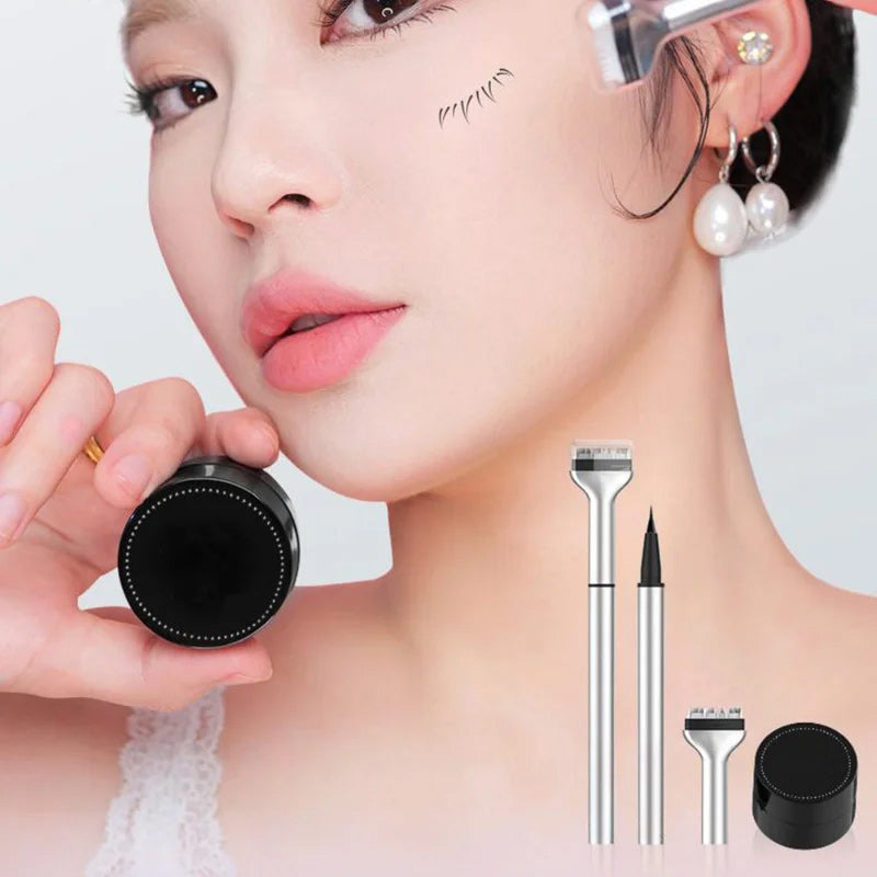 π₯2-in-1 Eyeliner & Lower Eyelash Stamp Set