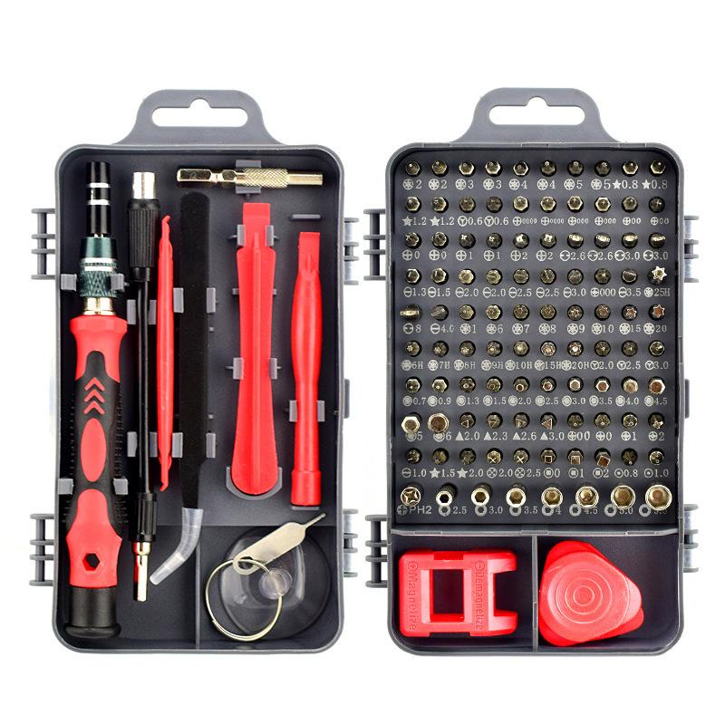 Multi-Functional Extra Hard 115 in 1 Screwdriver Set