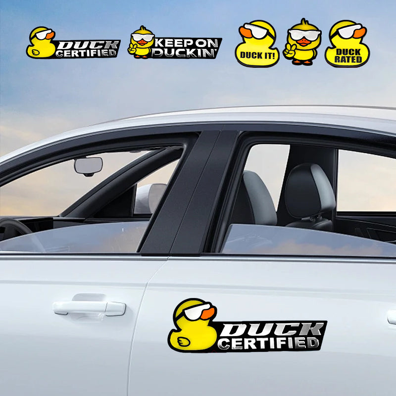 Funny Duck Car Truck Badge