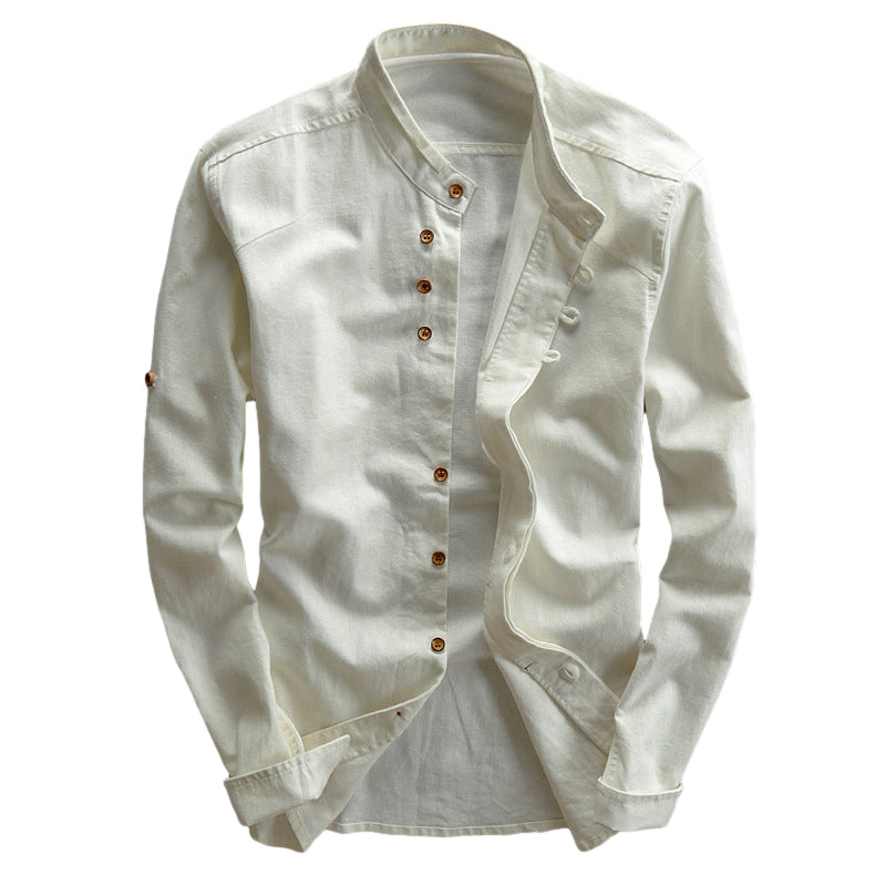 Men's Casual Linen Shirt
