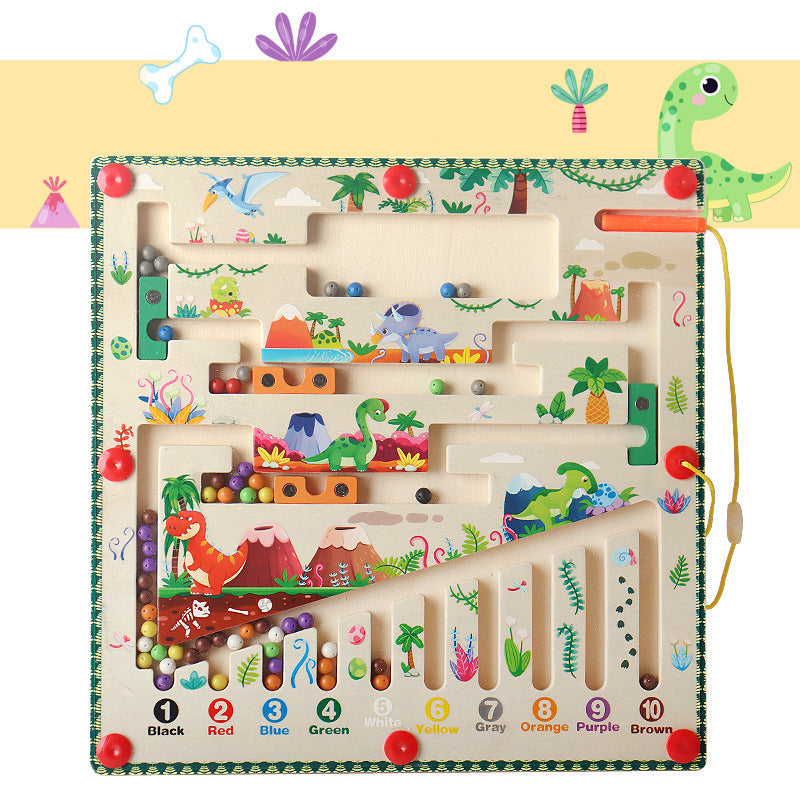 Magnetic Wooden Maze Toy Set