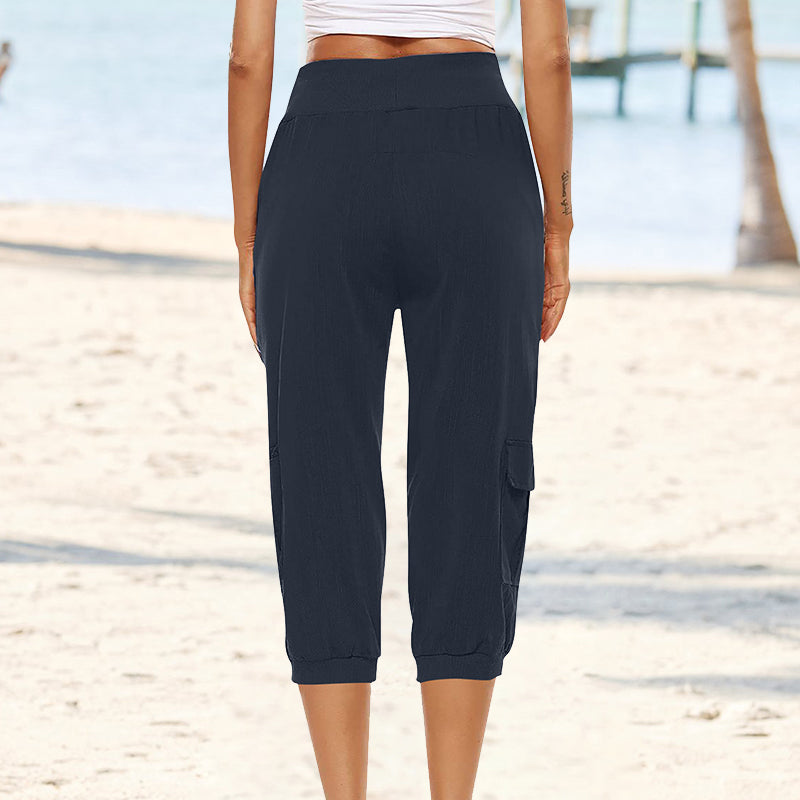 Women's Drawstring Cargo Pants