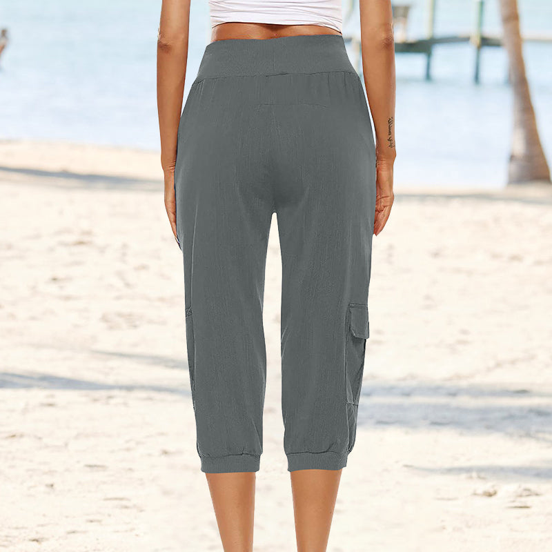 Women's Drawstring Cargo Pants