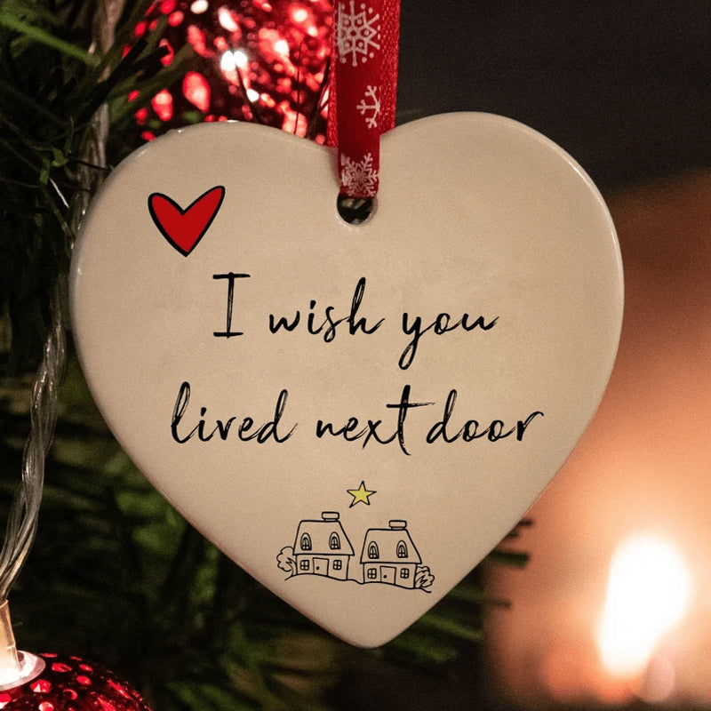 Ceramic Heart Hanging Ornament(💝Christamas Sale Buy 2 Get 1 Free)