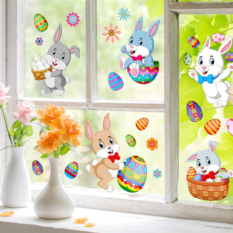 Bunny Egg Wall Sticker(2 pcs)