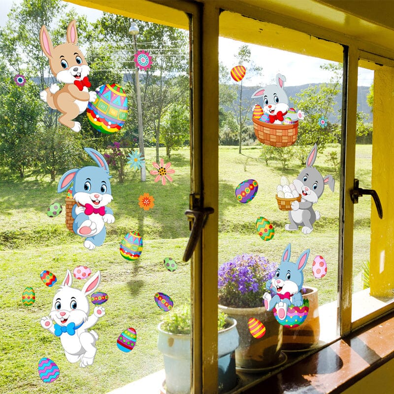 Bunny Egg Wall Sticker(2 pcs)