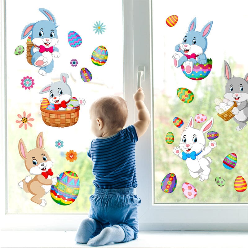 Bunny Egg Wall Sticker(2 pcs)