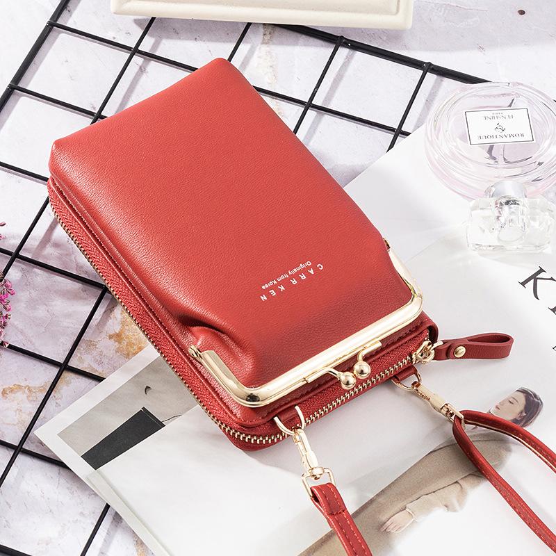 New Fashion Women Phone Bag Solid Crossbody Bag