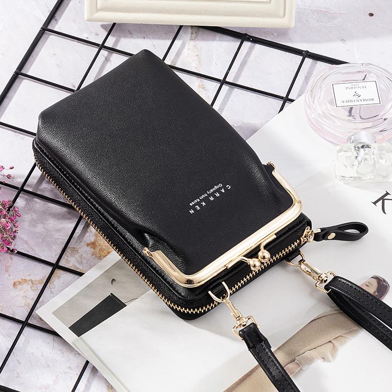 New Fashion Women Phone Bag Solid Crossbody Bag