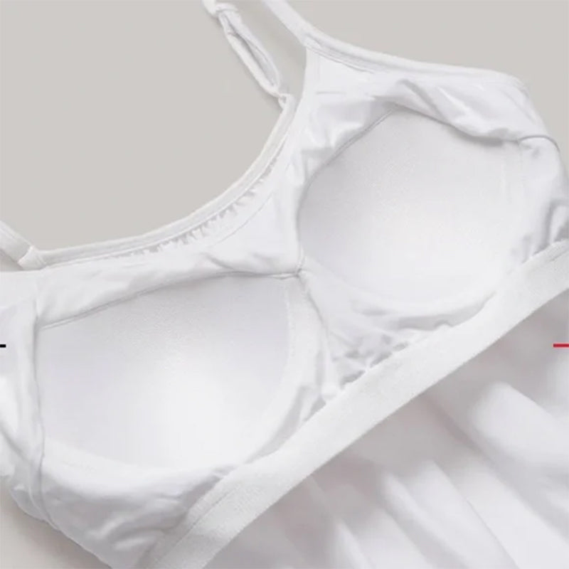 Loose Fitting Tank Top With Built-in Bra