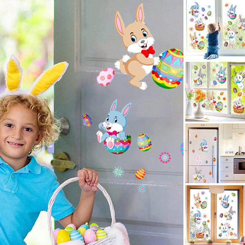 Bunny Egg Wall Sticker(2 pcs)
