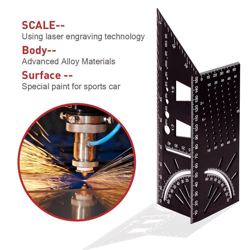SakerĀ® 90 Degree Alloy Material Carpenter's Tool