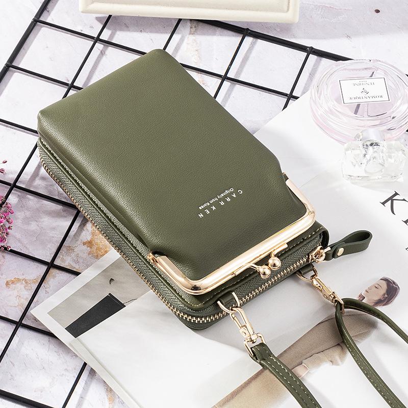 New Fashion Women Phone Bag Solid Crossbody Bag