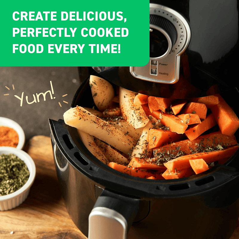 🔥LAST DAY 49% OFF-Air Fryer Cheat Sheet Magnets Cooking Guide Booklet
