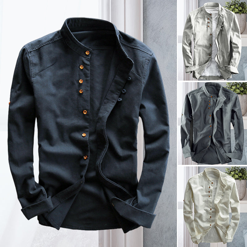 Men's Casual Linen Shirt