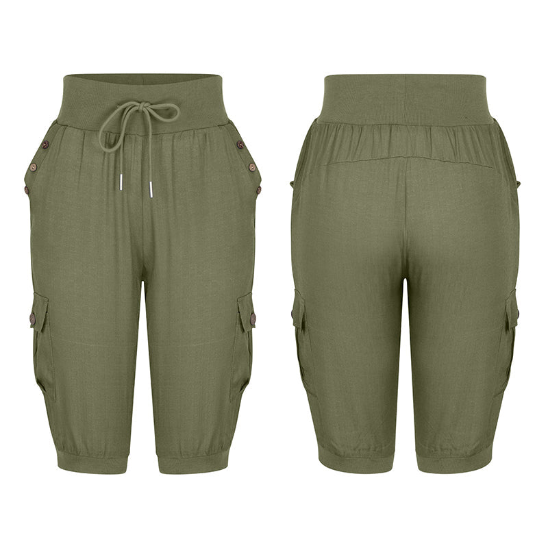 Women's Drawstring Cargo Pants