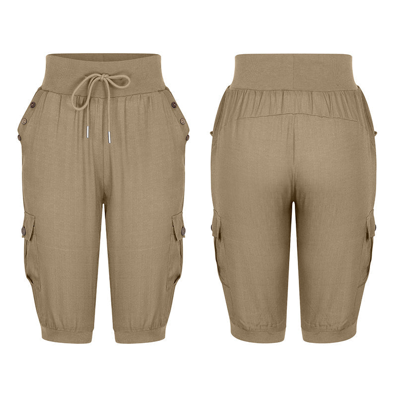 Women's Drawstring Cargo Pants