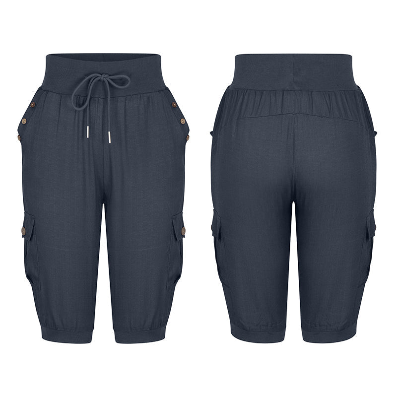 Women's Drawstring Cargo Pants