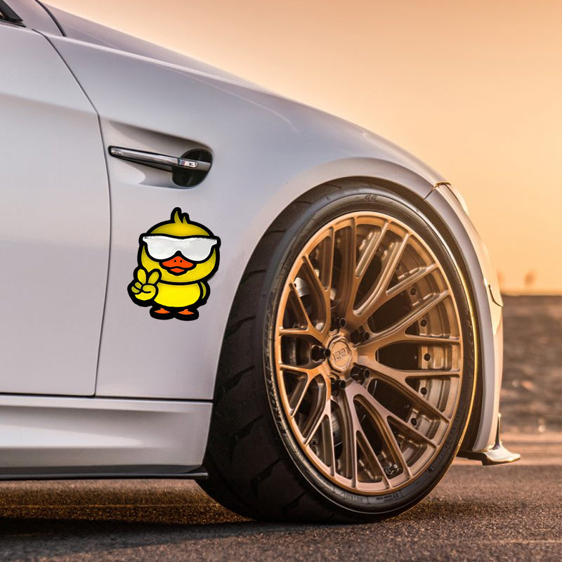 Funny Duck Car Truck Badge