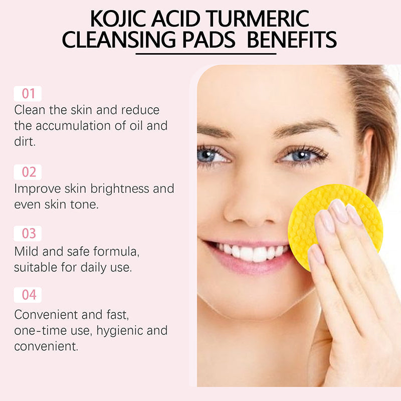 Turmeric and Kojic Acid Pads for Face