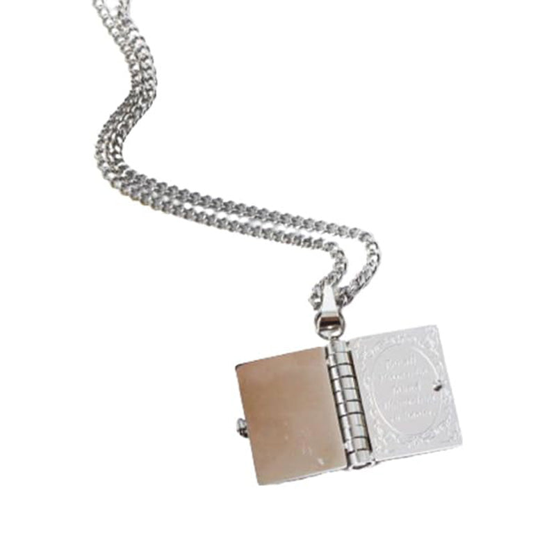 Openable Book Necklace