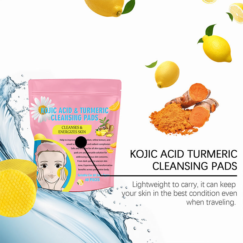Turmeric and Kojic Acid Pads for Face