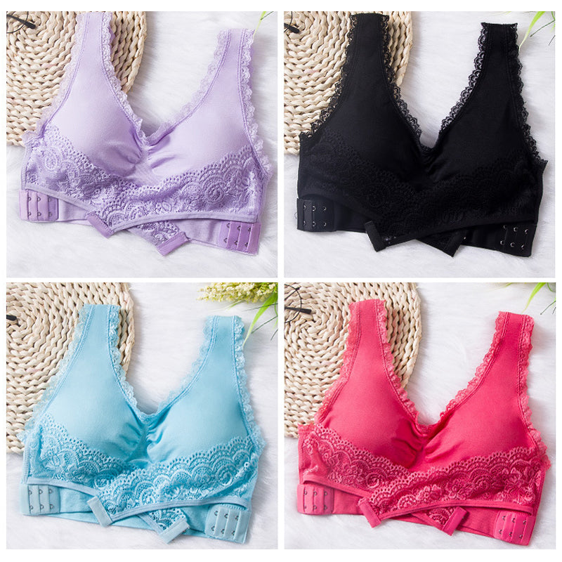 Women's Wireless Full Coverage Lace Bra