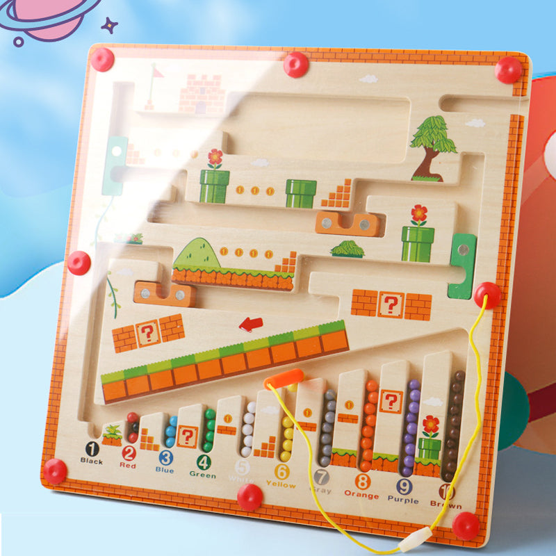 Magnetic Wooden Maze Toy Set