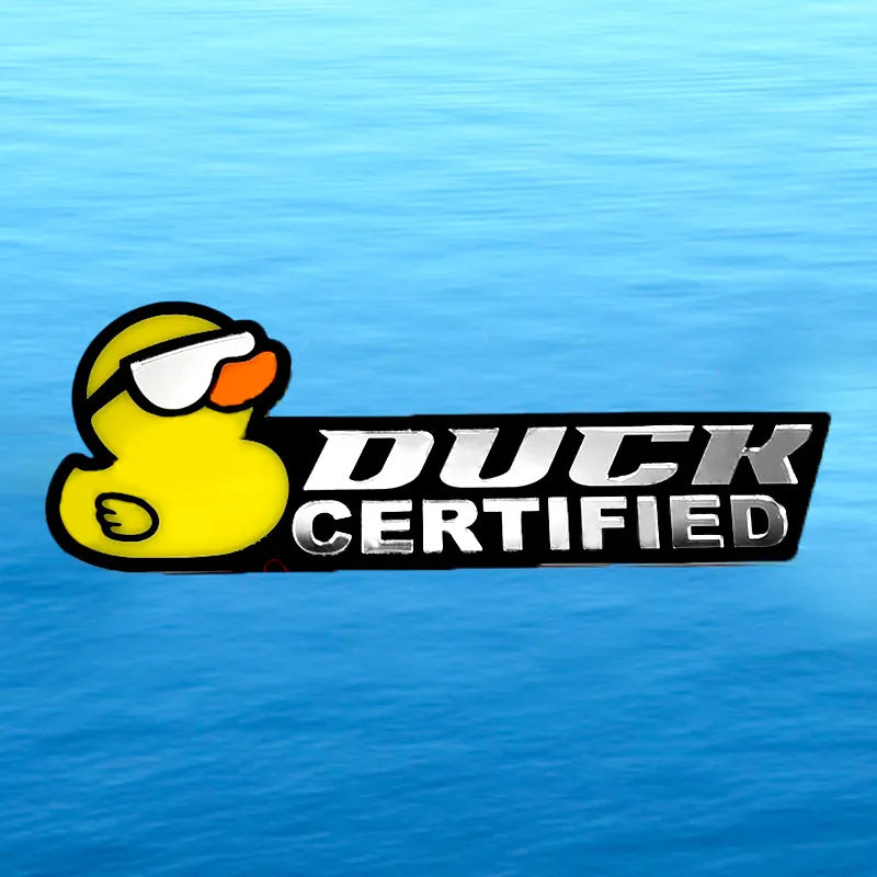 Funny Duck Car Truck Badge