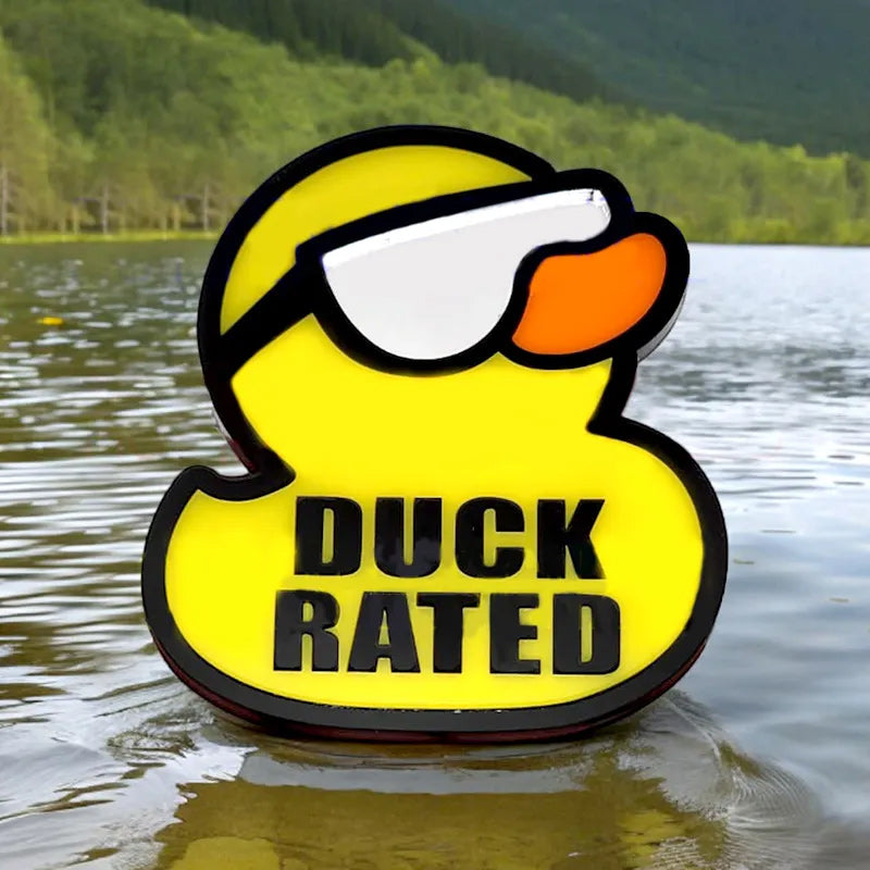 Funny Duck Car Truck Badge