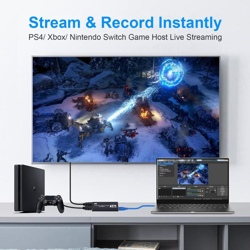 4K HDMI Capture Card for Streaming