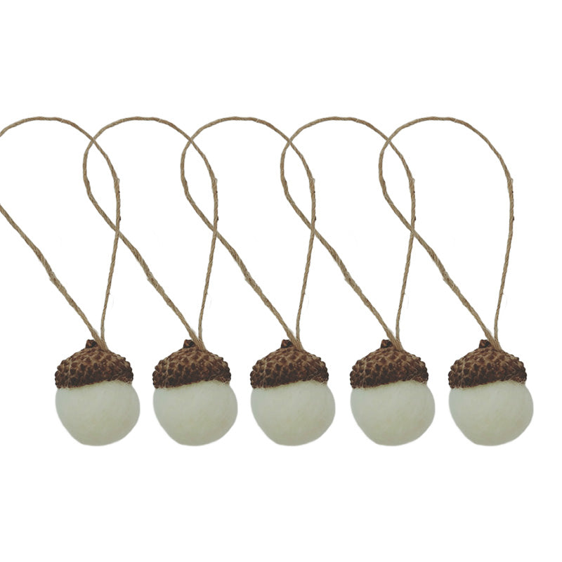 Wool Felt Acorn Ornaments