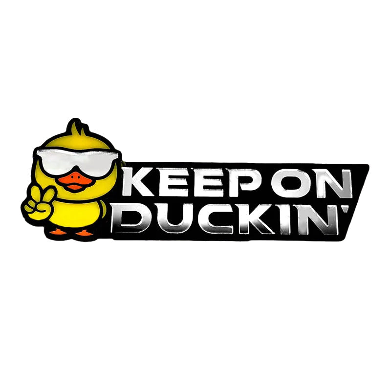 Funny Duck Car Truck Badge