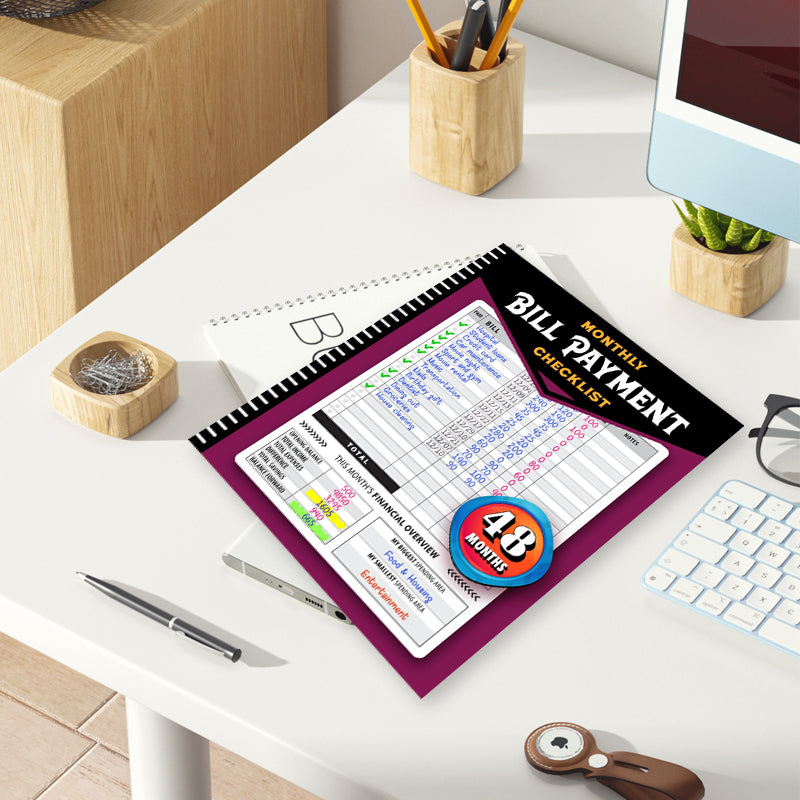 【Up to 60% off】Bill Payment Management Book