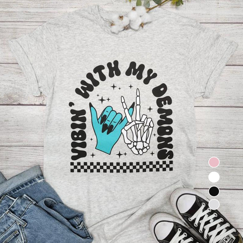 Gothic Graphic Halloween Tee