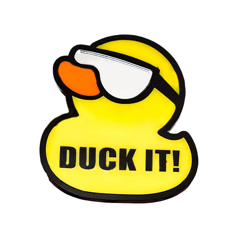 Funny Duck Car Truck Badge