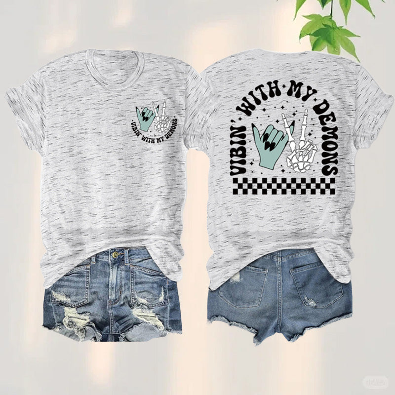 Gothic Graphic Halloween Tee