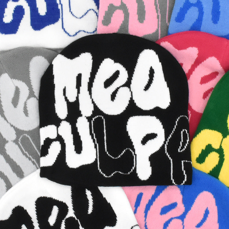 Hip Hop Lettering Knitted Hat