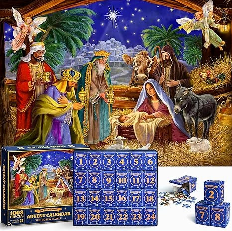 Christmas Advent Calendar Jigsaw Puzzle 1000pcs