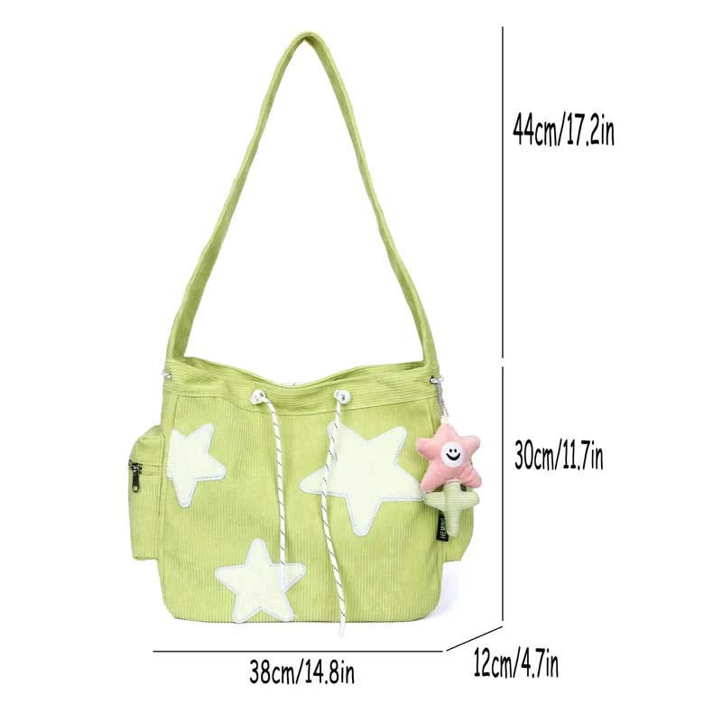 Star Pattern Cute Tote Bag