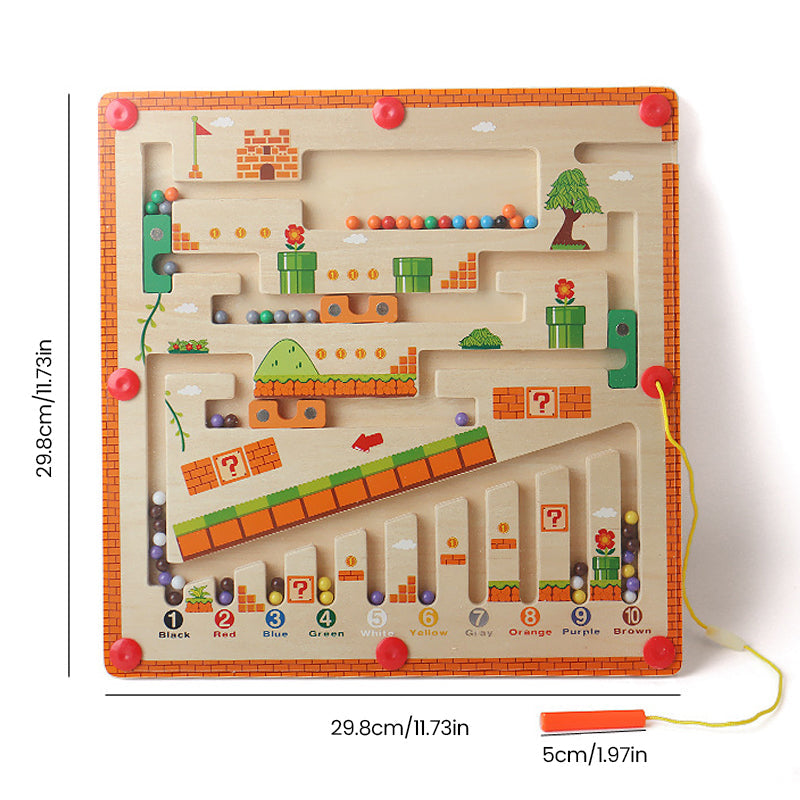 Magnetic Wooden Maze Toy Set
